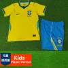 Brazil 2026/27 Home Kids Kit Player Version - Front View | KFCOOL