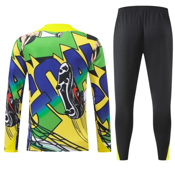 Brazil 2026/27 Green Half Pull Tracksuit - Back View | KFCOOL