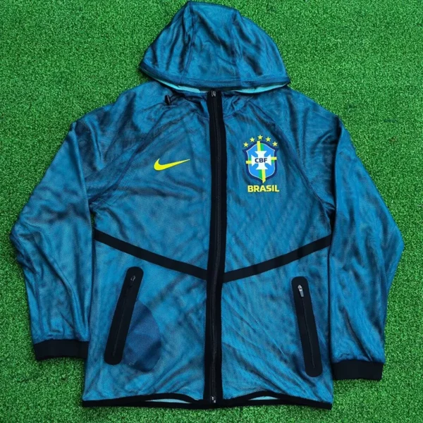 Brazil 2026/27 Green Jacket - Front View | KFCOOL