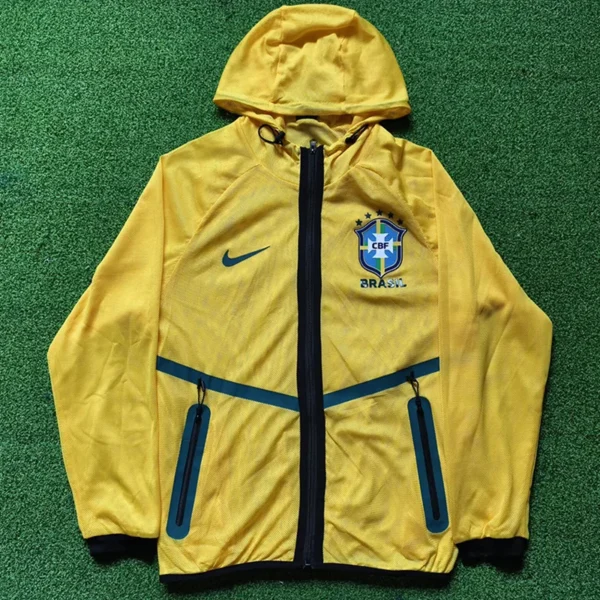 Brazil 2026/27 Yellow Jacket - Front View Brazil 2026/27 Yellow Jacket - Front View | KFCOOL