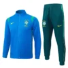 Brazil 2026/27 Green Blue Jacket Tracksuit - Front View - KFCool – Football Jerseys & Soccer Kits Store Brazil 2026/27 Green Blue Jacket Tracksuit - Front View | KFCOOL
