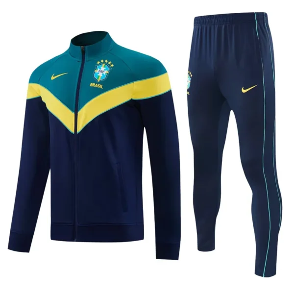 Brazil 2026/27 Royal Blue Jacket Tracksuit - Front View - KFCool – Football Jerseys & Soccer Kits Store Brazil 2026/27 Royal Blue Jacket Tracksuit - Front View | KFCOOL