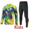 Brazil 2026/27 Kids Half Pull Tracksuit - Front View - KFCool – Football Jerseys & Soccer Kits Store Brazil 2026/27 Kids Half Pull Tracksuit - Front View | KFCOOL