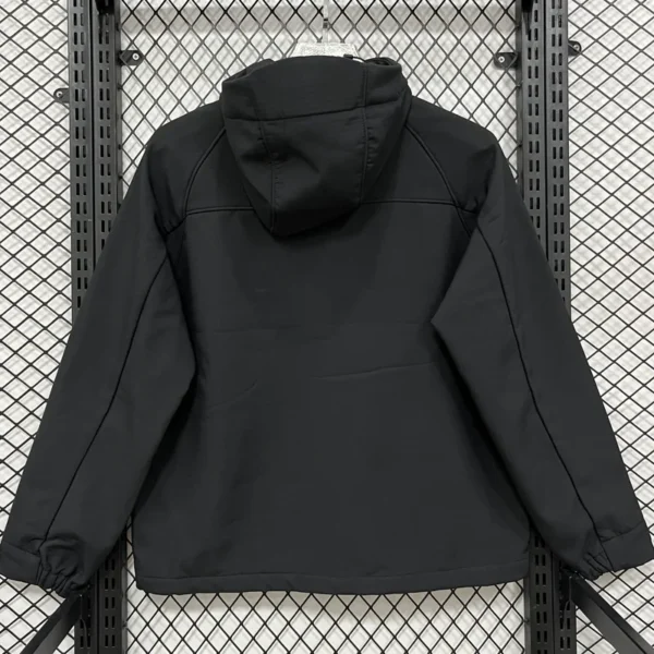 Brazil 2026/27 Black Outdoor Jacket - Back View Brazil 2026/27 Black Outdoor Jacket - Back View | KFCOOL