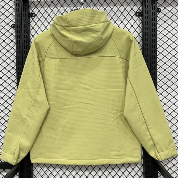 Brazil 2026/27 Yellow Green Outdoor Jacket - Back View | KFCOOL