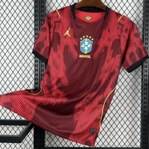 Brazil 2026/27 Goalkeeper Red Jersey Fan Version - Front View | KFCOOL
