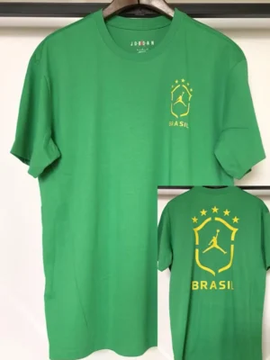Brazil 2026/27 Green T-Shirt - Front View Brazil 2026/27 Green T-Shirt - Front View | KFCOOL