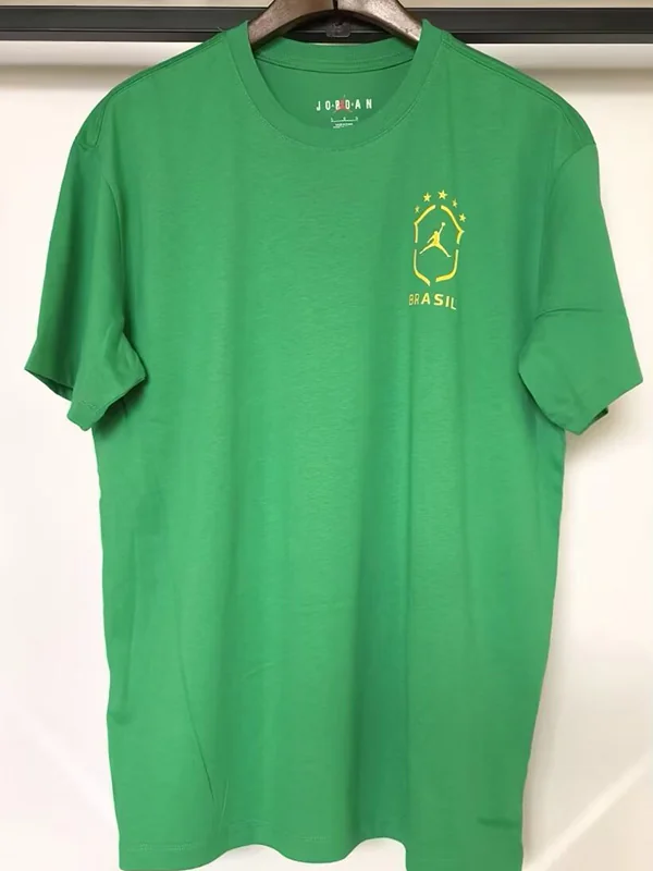 Brazil 2026/27 Green T-Shirt - Back View - KFCool – Football Jerseys & Soccer Kits Store Brazil 2026/27 Green T-Shirt - Back View | KFCOOL