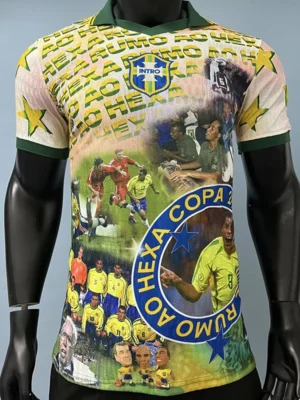 Brazil 2026/27 Special Edition Training Shirt Player Version - Front View | KFCOOL