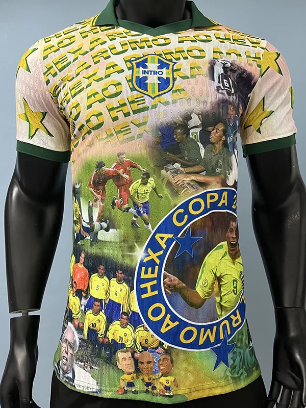 Brazil 2026/27 Special Edition Training Shirt Player Version - Front View | KFCOOL