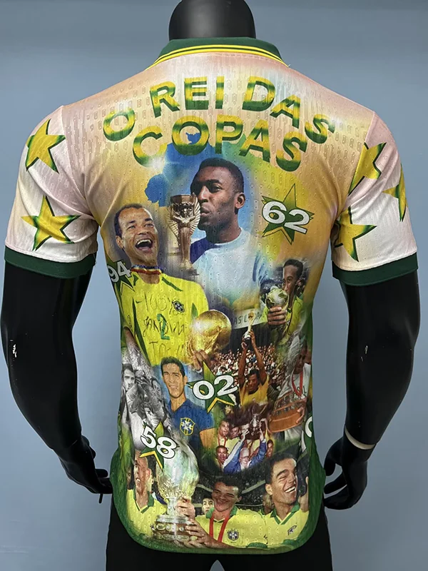 Brazil 2026/27 Special Edition Training Shirt Player Version - Back View | KFCOOL