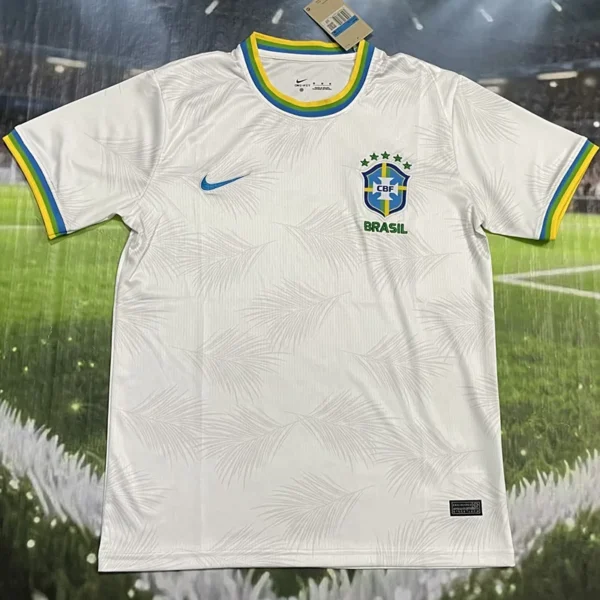 Brazil 2026/27 White Special Edition Training Shirt - Front View | KFCOOL