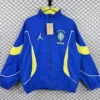 Brazil 2026/27 Blue Windbreaker - Front View | KFCOOL