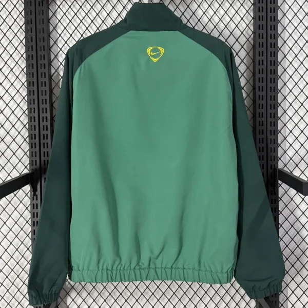 Brazil 2026/27 Green Windbreaker - Back View - KFCool – Football Jerseys & Soccer Kits Store Brazil 2026/27 Green Windbreaker - Back View | KFCOOL