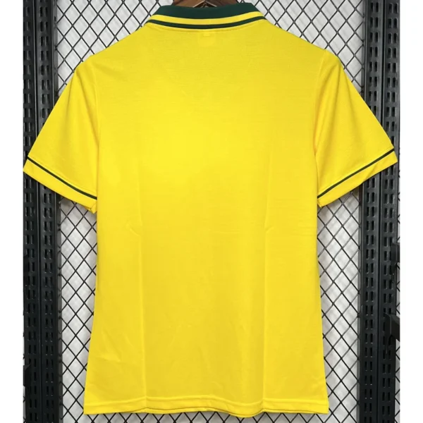 Brazil 1993/94 Retro Home Jersey Fan Version - Back View Brazil 1993/94 Retro Home Jersey Fan Version - Back View | KFCOOL