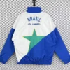 Brazil 1993/94 Retro Blue White Windbreaker - Back View - KFCool – Football Jerseys & Soccer Kits Store Brazil 1993/94 Retro Blue White Windbreaker - Back View | KFCOOL