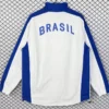 Brazil 1998/99 Retro White Windbreaker - Back View - KFCool – Football Jerseys & Soccer Kits Store Brazil 1998/99 Retro White Windbreaker - Back View | KFCOOL
