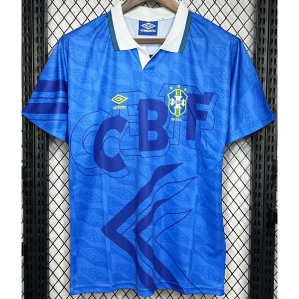 Brazil 1991/93 Retro Away Jersey Fan Version - Front View | KFCOOL