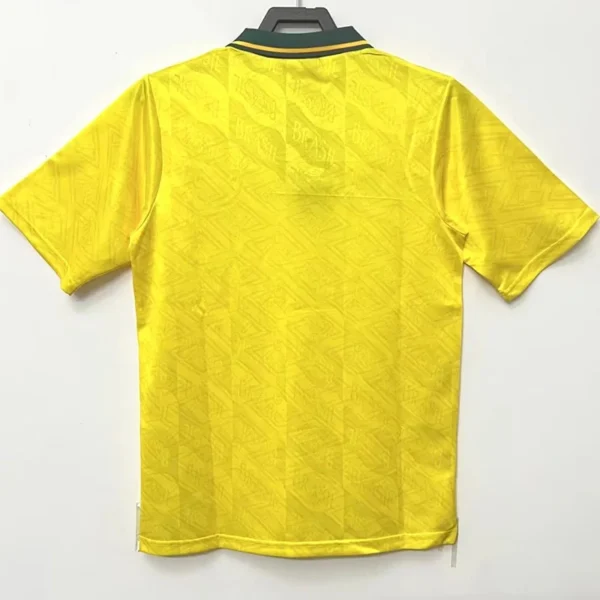 Brazil 1991/93 Retro Home Jersey Fan Version - Back View Brazil 1991/93 Retro Home Jersey Fan Version - Back View | KFCOOL