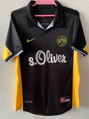 Borussia Dortmund 1998 Retro Away Jersey Fan Version - Front View | KFCOOL