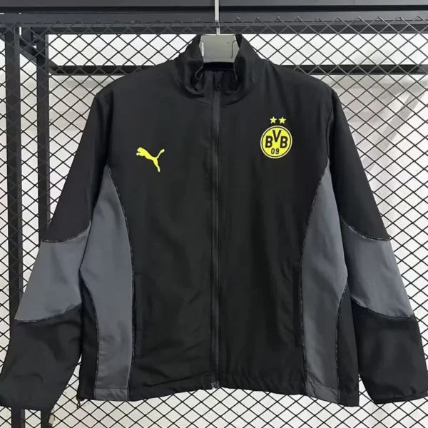 Borussia Dortmund 2025/26 Double Sided Windbreaker - Back View | KFCOOL