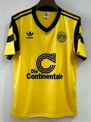 Borussia Dortmund 1990/91 Retro Home Jersey Fan Version - Front View Borussia Dortmund 1990/91 Retro Home Jersey Fan Version - Front View | KFCOOL