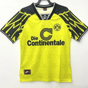 Borussia Dortmund 1994/95 Retro Home Jersey Fan Version - Front View | KFCOOL