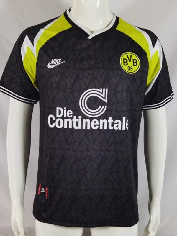 Borussia Dortmund 1995/96 Retro Away Jersey Fan Version - Front View | KFCOOL