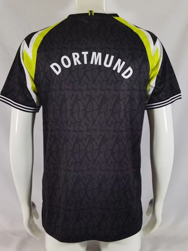 Borussia Dortmund 1995/96 Retro Away Jersey Fan Version - Back View | KFCOOL