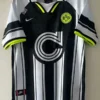 Borussia Dortmund 1996/97 Retro Away Black White Jersey Fan Version - Front View Borussia Dortmund 1996/97 Retro Away Black White Jersey Fan Version - Front View | KFCOOL