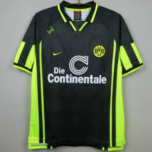 Borussia Dortmund 1996/97 Retro Away Jersey Fan Version - Front View | KFCOOL