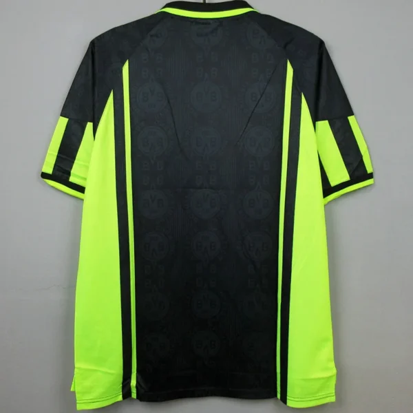 Borussia Dortmund 1996/97 Retro Away Jersey Fan Version - Back View | KFCOOL