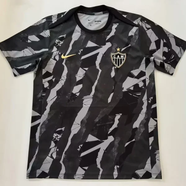 Atletico Mineiro 2026/27 Black Training Shirt - Front View | KFCOOL