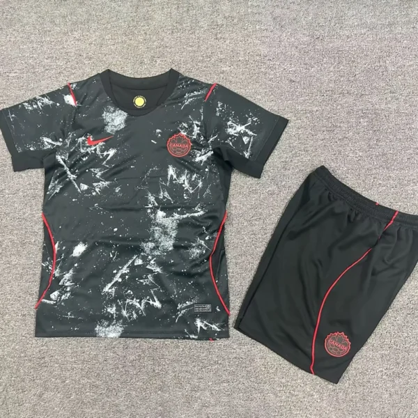 Canada 2026/27 Away Kids Kit Fan Version - Front View | KFCOOL