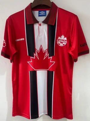 Canada 1998/99 Retro Home Jersey Fan Version - Front View Canada 1998/99 Retro Home Jersey Fan Version - Front View | KFCOOL