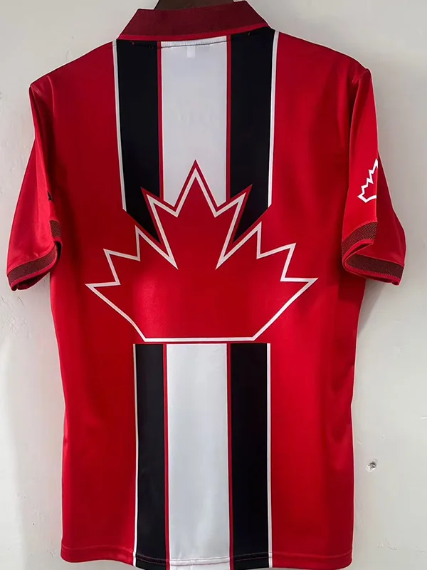 Canada 1998/99 Retro Home Jersey Fan Version - Back View Canada 1998/99 Retro Home Jersey Fan Version - Back View | KFCOOL