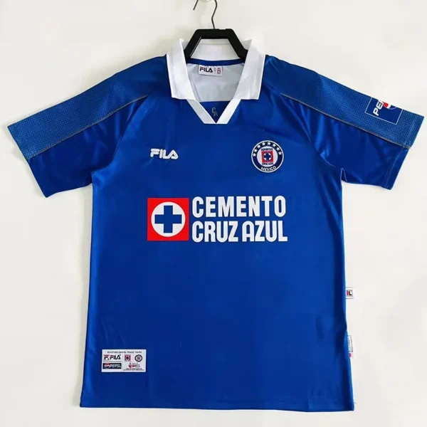 Cruz Azul 2000/01 Retro Home Jersey Fan Version - Front View | KFCOOL