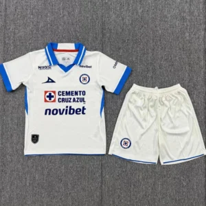 Cruz Azul 2026/27 Away Kids Kit Fan Version - Front View | KFCOOL