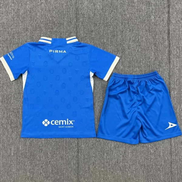Cruz Azul 2026/27 Home Kids Kit Fan Version - Back View | KFCOOL