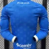 Cruz Azul 2026/27 Home Long Sleeve Jersey Player Version - Back View | KFCOOL