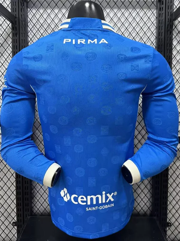 Cruz Azul 2026/27 Home Long Sleeve Jersey Player Version - Back View | KFCOOL