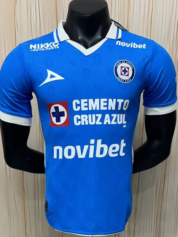 Cruz Azul 2026/27 Home Jersey Player Version - Front View | KFCOOL