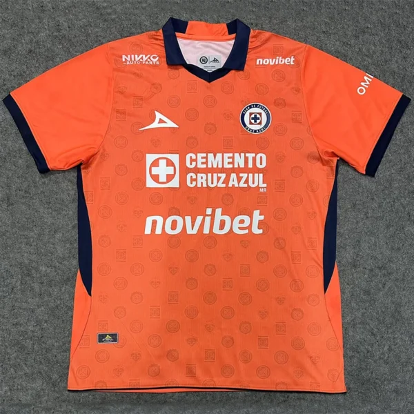 Cruz Azul 2026/27 Goalkeeper Orange Jersey Fan Version - Front View | KFCOOL