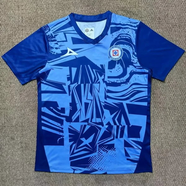 Cruz Azul 2026/27 Blue Training Shirt - Front View Cruz Azul 2026/27 Blue Training Shirt - Front View | KFCOOL