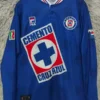 Cruz Azul 1998/99 Retro Home Long Sleeve Jersey Fan Version - Front View | KFCOOL