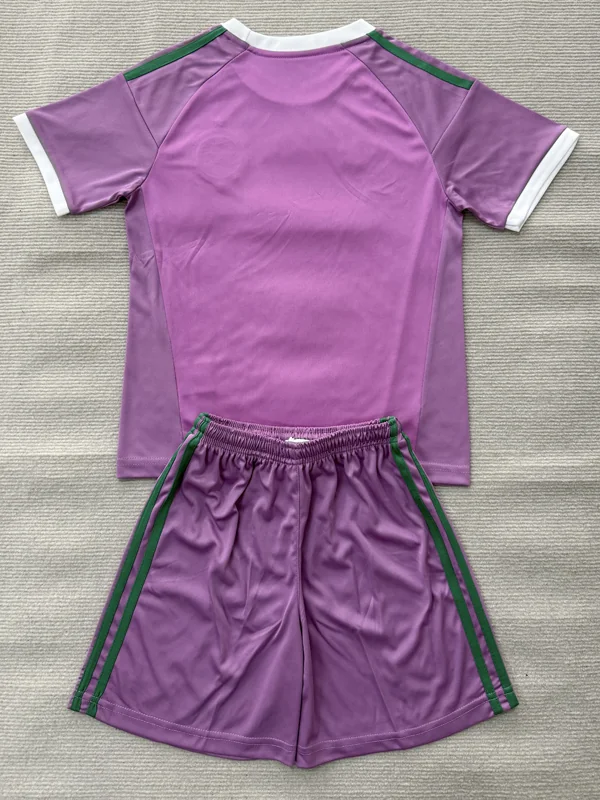 Celtic 2026/27 Goalkeeper Purple Kids Kit Fan Version - Back View | KFCOOL