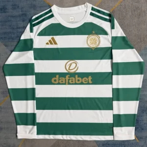 Celtic 2026/27 Home Long Sleeve Jersey Fan Version - Front View | KFCOOL