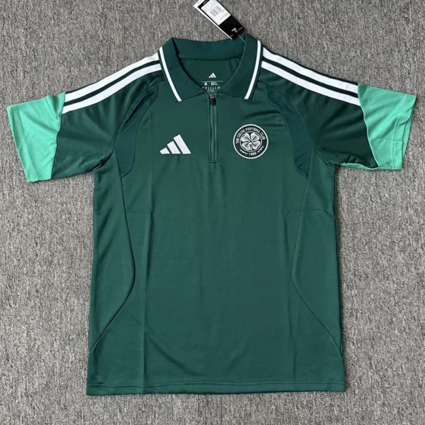 Celtic 2026/27 Green Polo Shirt - Front View | KFCOOL