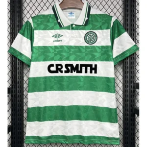 Celtic 1989/91 Retro Home Jersey Fan Version - Front View | KFCOOL