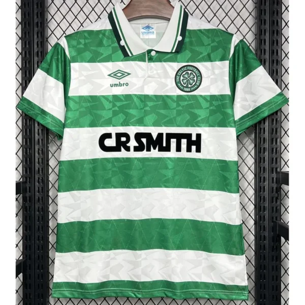 Celtic 1989/91 Retro Home Jersey Fan Version - Front View | KFCOOL